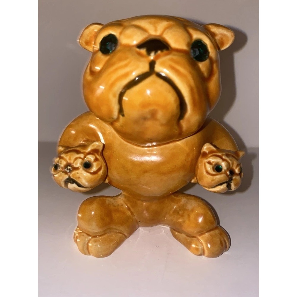 Roselane California Pottery "Sparkler" Bulldog Figurine